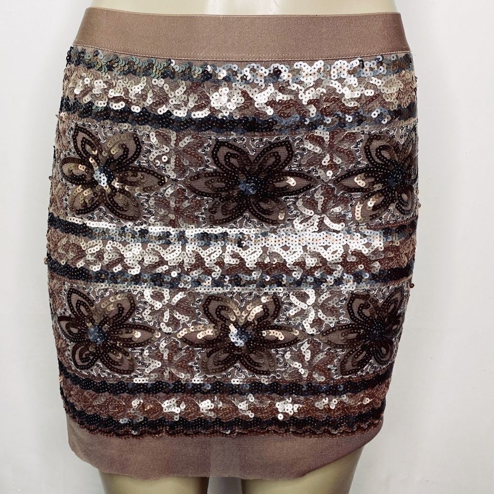 Chelsea & Violet Sequin Silver  & gold Skirt